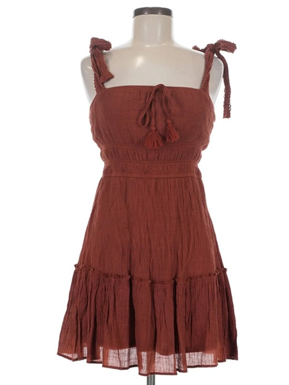 Trixxi Brown Mini Sundress Size M